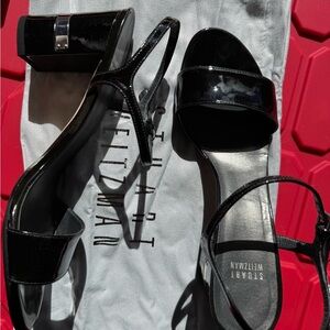 Stuart Weitzman Black Patent Heels